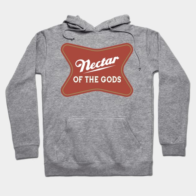 Nectar of the Gods Beer Lover Retro Hoodie by darklordpug